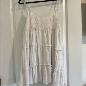 SHEIN Cream Smocked Detail Top